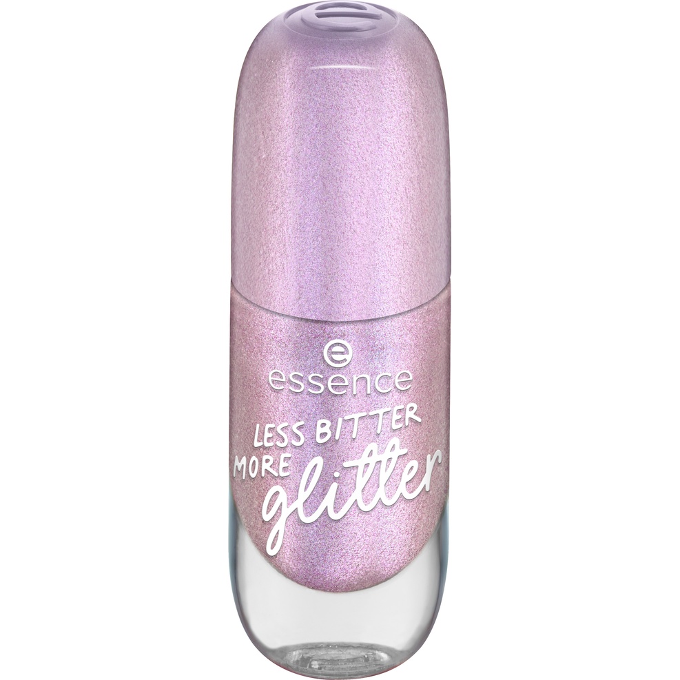 Esmalte Gel Essence 58 Glitter - Longa Dura??o 1 Esmalte de unhas com efeito gel essence 58 LESS BITTER MORE glitter