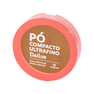 Pó Compacto Facial Dailus Vegano D8 Médio