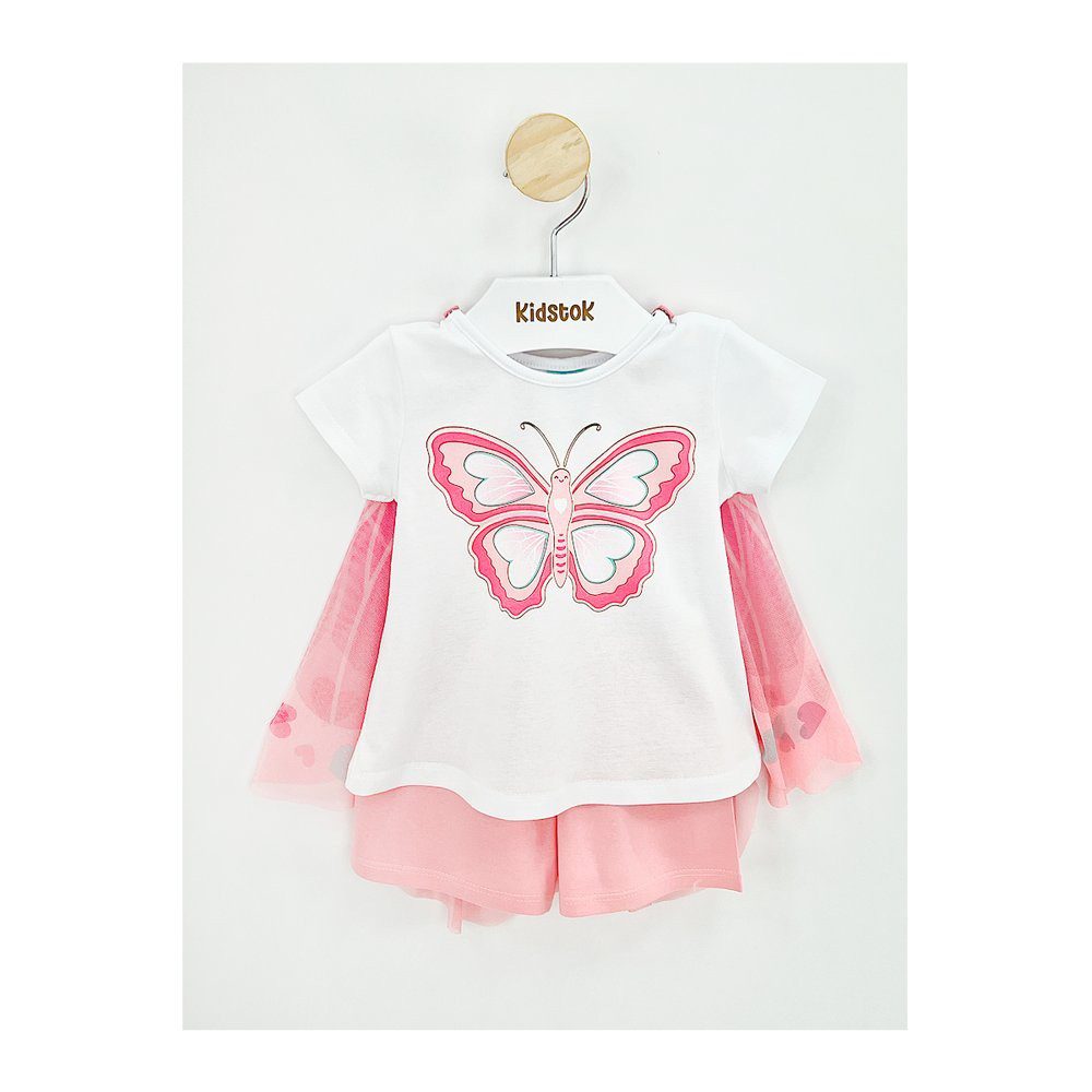 Pijama Menina Borboleta Brilha no Escuro 1 Pijama Menina Borboleta Brilha no Escuro