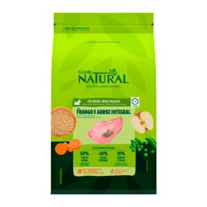 Ração Guabi Natural Para Cães Sênior Porte Mini e Pequeno Sabor Frango e Arroz Integral 10,1kg