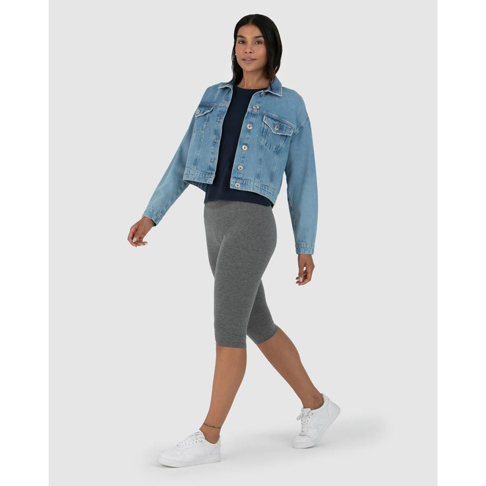 Cal?a Feminina C?s El?stico Algod?o 1 Calça Feminina Cós Elástico Algodão