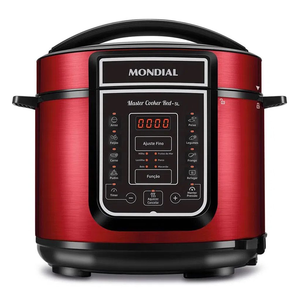 Panela de Pressão Elétrica 5 Litros Mondial Master Cooker