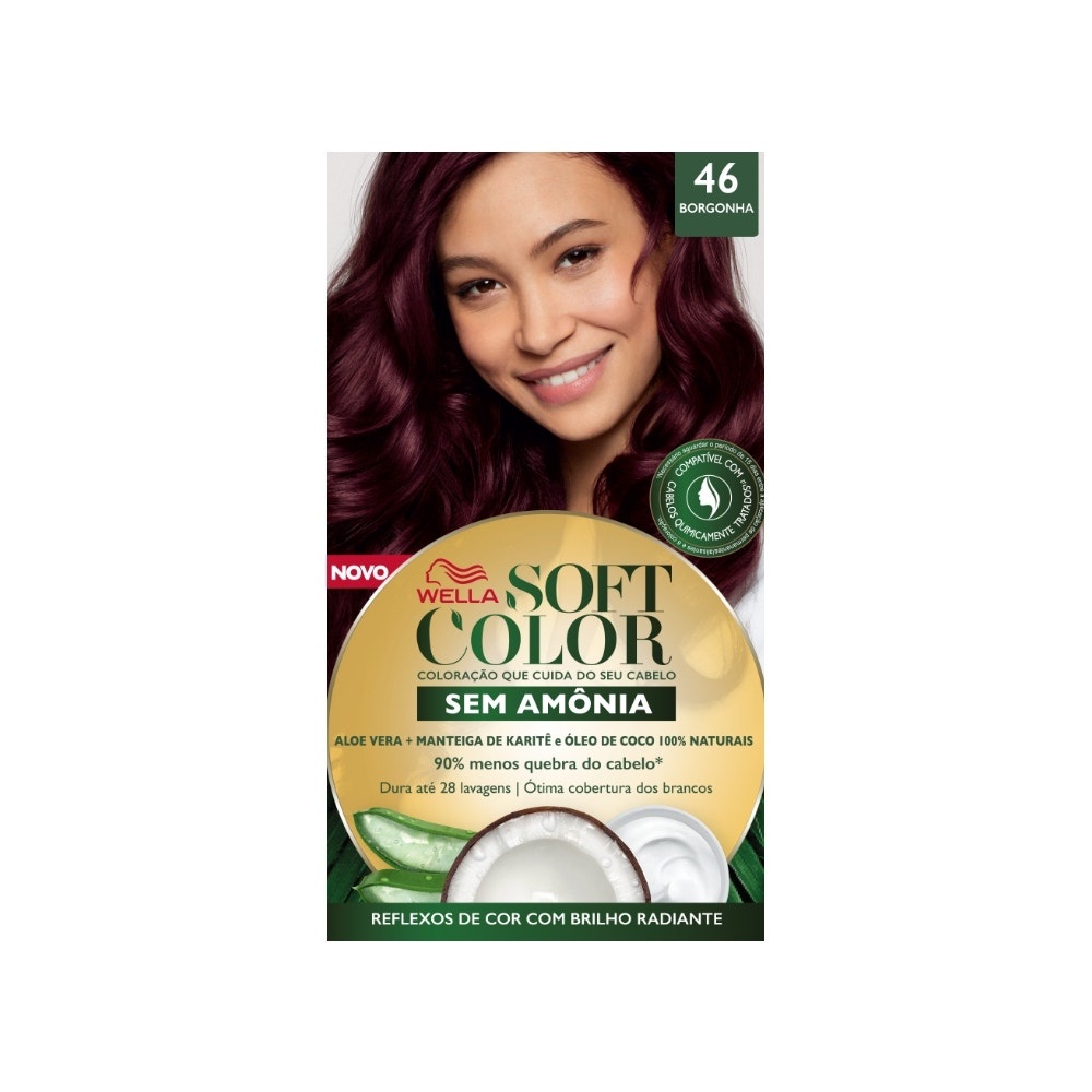 Tonalizante Soft Color Borgonha - Cabelo Saud?vel 1 Tonalizante Soft Color Borgonha - Cabelo Saudável