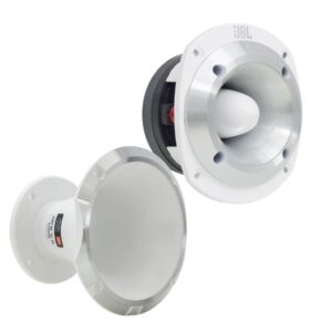 Kit Super Tweeter JBL ST400 Trio Branco 150 Watts + Corneta JBL HL14-50 Trio Branca