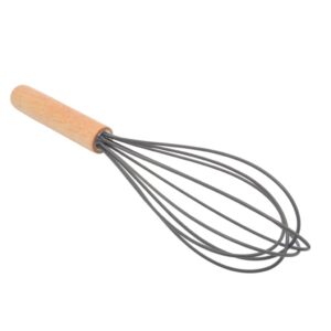 Fuê Batedor Ovos Silicone Madeira - Ideal para Bolos