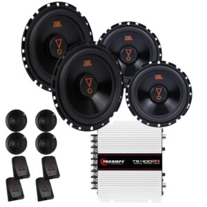 Par Kit 2 Vias JBL Multisystem 62VMS80 160 Watts Rms + Módulo Taramps TS400x4