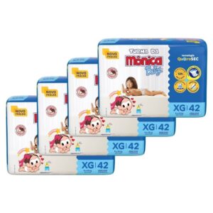 Fralda Descartável Turma da Mônica XG 168 Uni