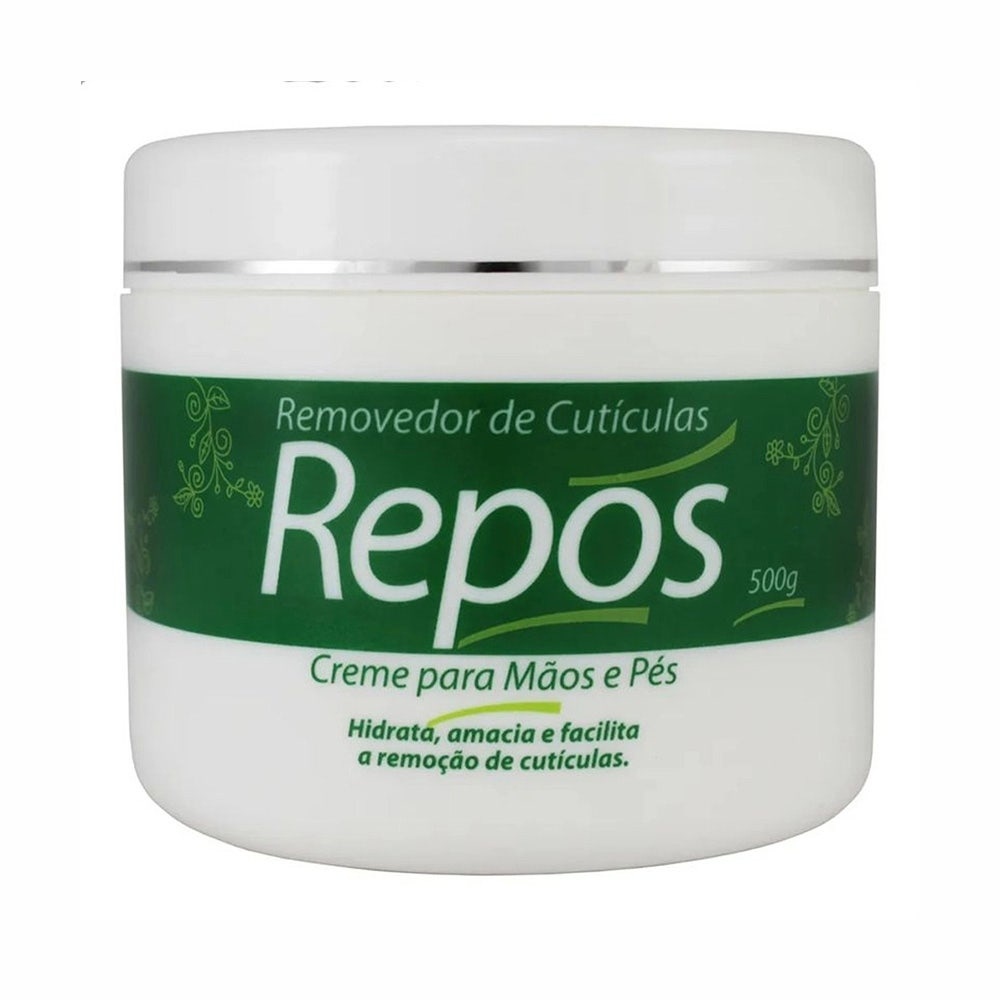 Removedor de Cut?culas Repos 500g - Hidrata e Amacia 1 Creme Removedor De Cutículas Repos 500g