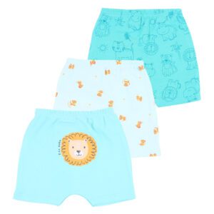 Bermuda Bebê Menino Kiko Baby Suedine 3 Peças