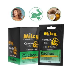 Máscara Cachos Óleo Coco Milcy 30g - Hidratação