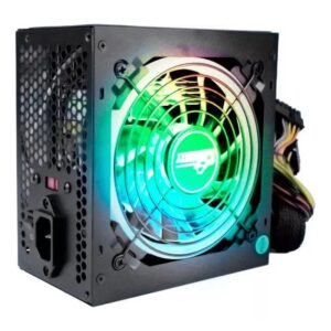 Fonte Gamer 600W LED RGB ATX