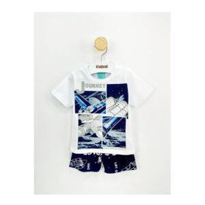 Pijama Menino Nave Brilha no Escuro