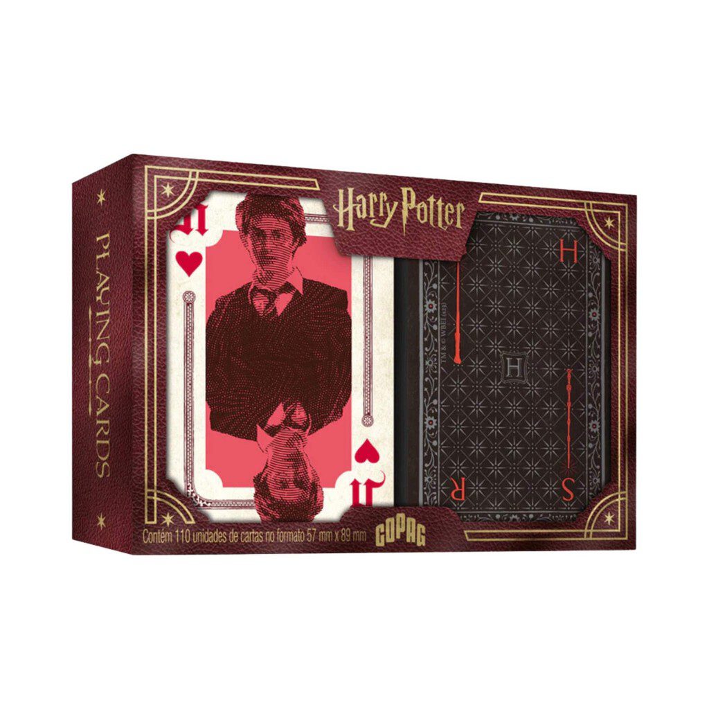 Baralho Harry Potter Estojo Duplo Copag 1 Baralho Harry Potter Estojo Duplo Copag