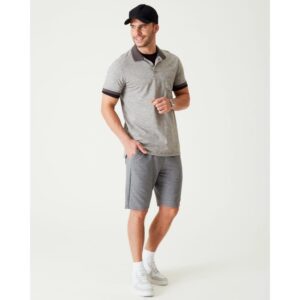 Bermuda Básica Masculina Cintura Média Em Moletom Sem Flanela