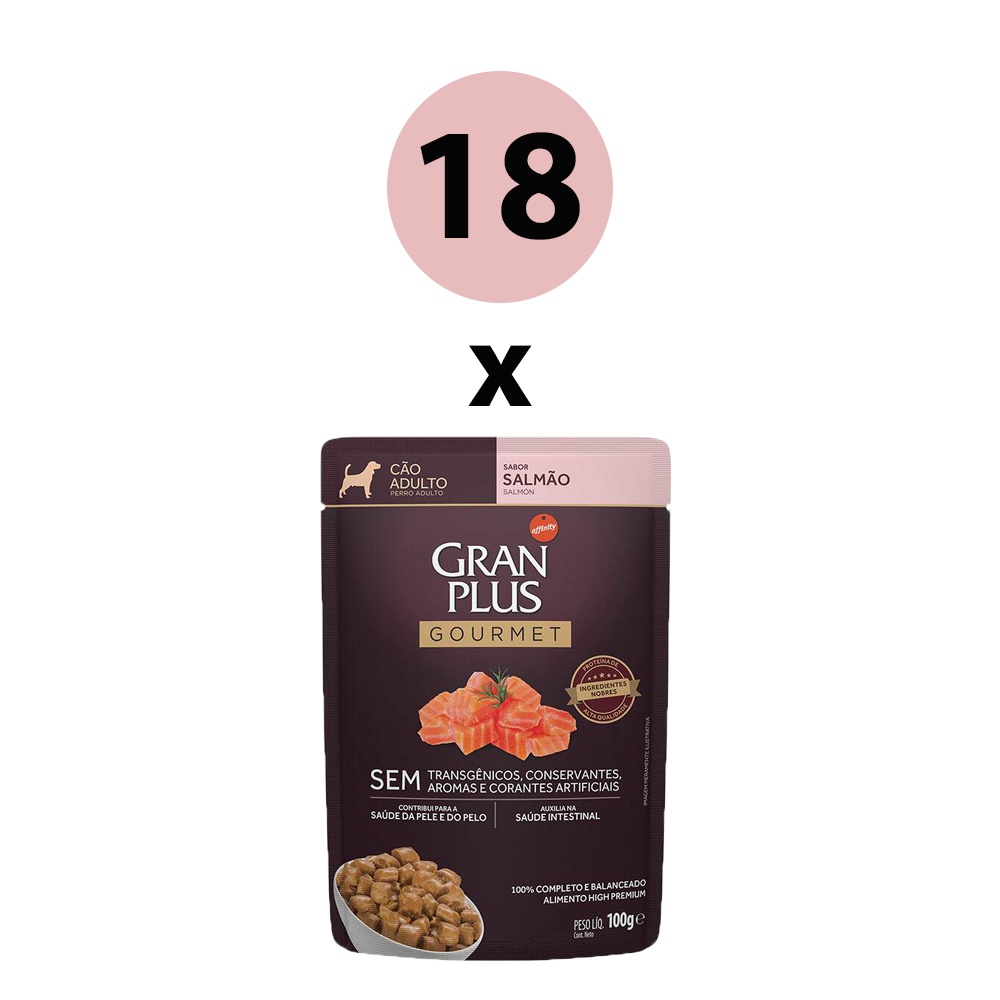 GranPlus Sach? Gourmet C?es Adulto 100g - Pack 1 GranPlus Sachê Gourmet Cães Adulto 100g - Pack