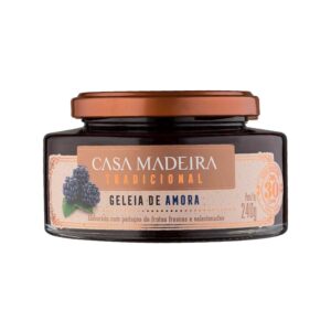 GELEIA GOURMET CASA MADEIRA DE AMORA C/ PEDACOS 240G
