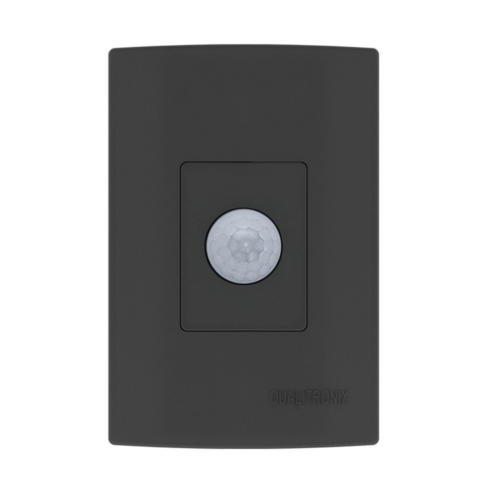 Sensor de Presen?a Qualitronix QI2MP Bivolt 180? 1 Sensor De Presença Qualitronix QI2MP - De Embutir, Parede 180 Graus, Preto, Bivolt