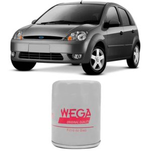Filtro Óleo Ford Fiesta Hatch 1.0 2002 A 2007 Wega
