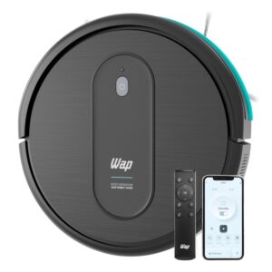 Robô Aspirador WAP Robot W400 C/ Controle Varre Passa Pano