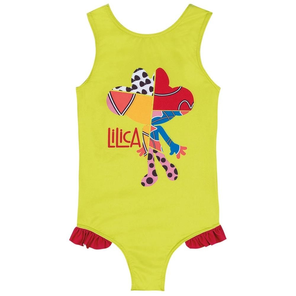 Mai? Infantil Feminino Lilica Estampa 1 Maiô Infantil Feminino Lilica Estampa