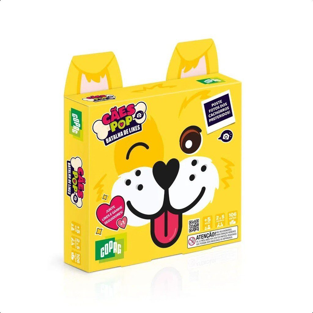 Jogo de Tabuleiro C?es Pop Batalha de Likes 1 Jogo de Tabuleiro Cães Pop Batalha de Likes