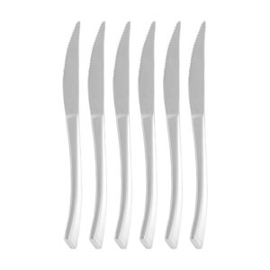 6 Facas para Churrasco Berna Wolff Aço Inox