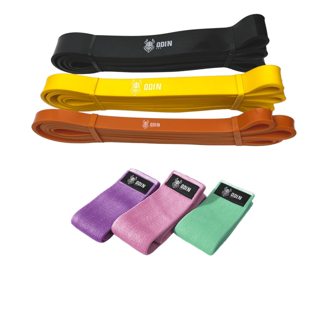 Kit Super Band Odin Fit - Fortalecimento 1 Kit Elastico para Treino Super Band Hip Band Odin Fit