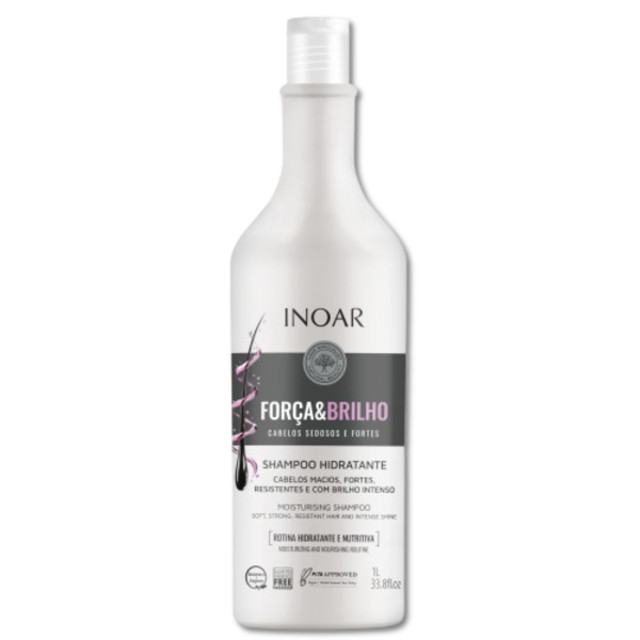 Inoar For?a e Brilho Shampoo 1000ml 1 Inoar Força e Brilho Shampoo 1000ml