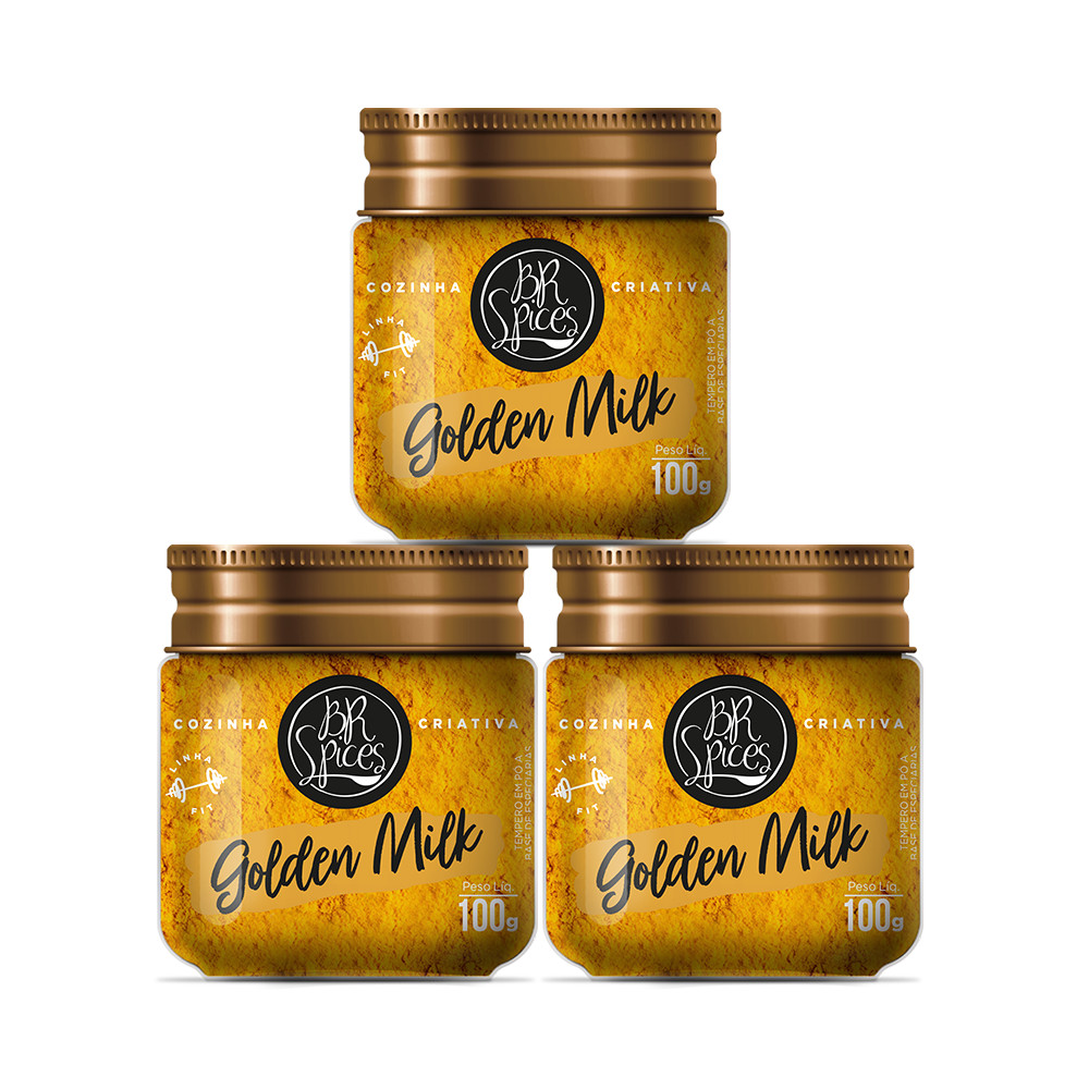 Kit Golden Milk BR Spices - Imunidade 1 Kit Golden Milk BR Spices - Imunidade