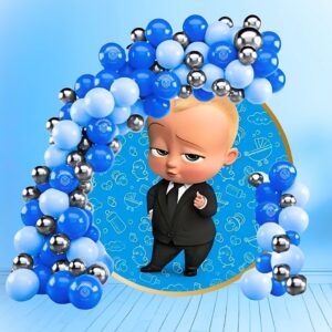 Kit 125 Balões Chefinho Azul e Prata