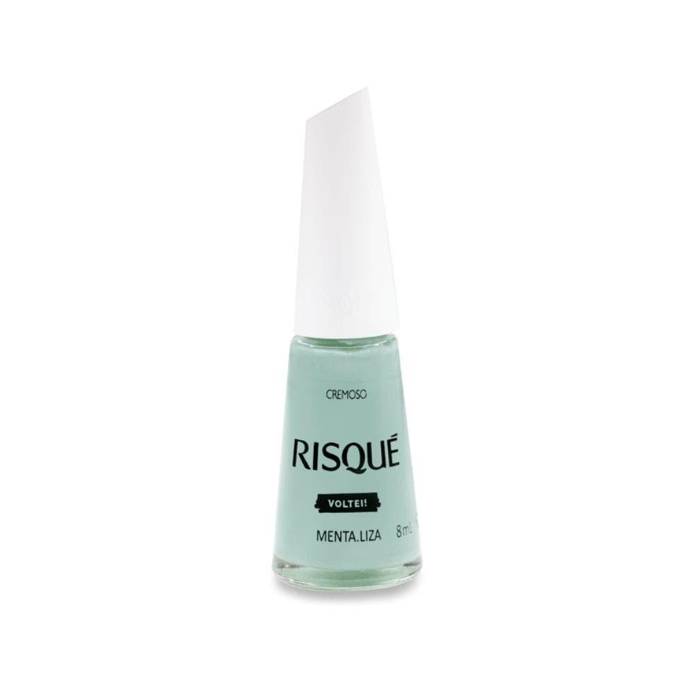 Esmalte Risqué Menta.Liza 8ml - Cremoso 1 Esmalte Risqué Cremoso Menta.Liza 8ml