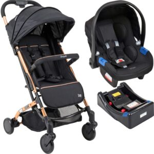 Carrinho de Bebê Burigotto Zap Metal Cobre + Acessórios