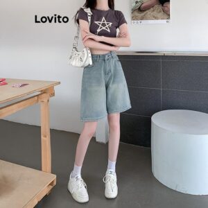 Shorts Jeans Lisa Casual Feminino LNA