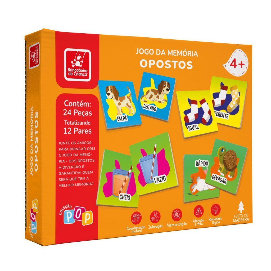 Jogo da Mem?ria Opostos ? Ant?nimos Infantil 1 Jogo da Memória Opostos – Antônimos Infantil