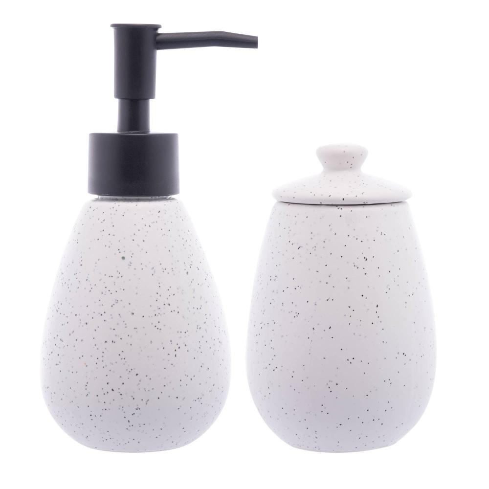 Conjunto Banheiro Wolff Granilite Branco - 2 Peças 1 Conjunto Banheiro Wolff Granilite Branco - 2 Peças