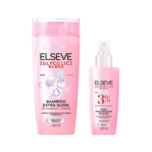Kit Elseve Glycolic Gloss Shampoo + Sérum