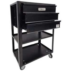 Carrinho para Ferramentas 60x40x89 Aberto com 3 Gavetas EVC-7 EVALD