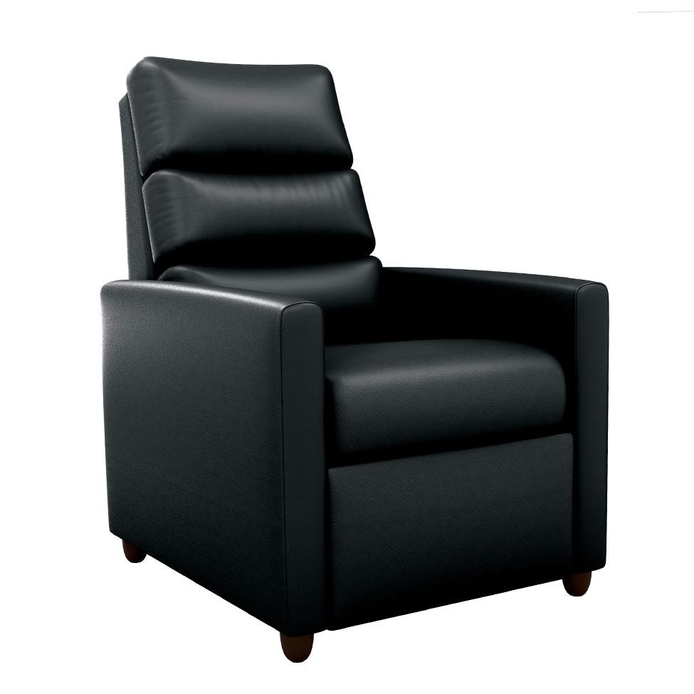 Poltrona Reclin?vel Turin Preto - Conforto 1 Poltrona Reclinável Turin Preto