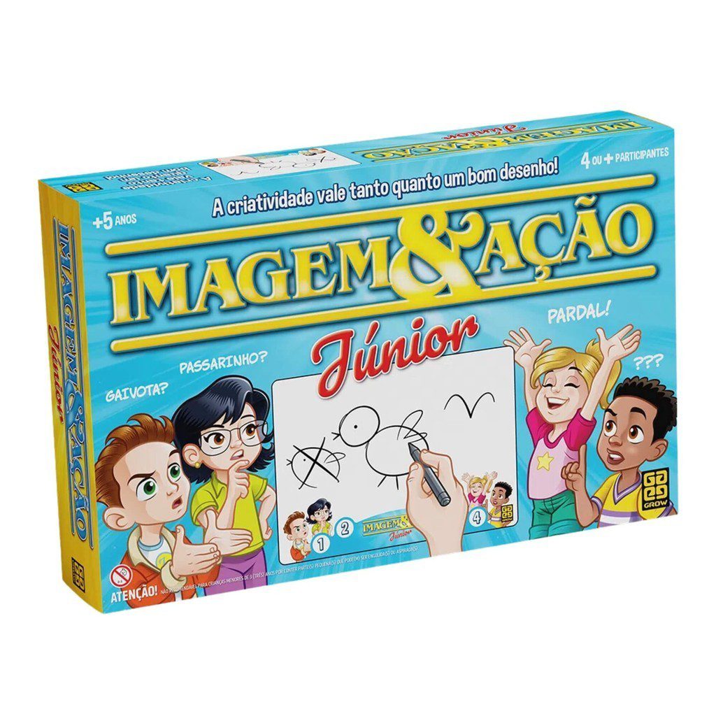 Jogo de Desenho e Adivinha??o Infantil Grow 1 Jogo de Desenho e Adivinhação Infantil Grow