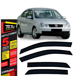Calha de Chuva Polo Sedan 2003-2015 - Fumê