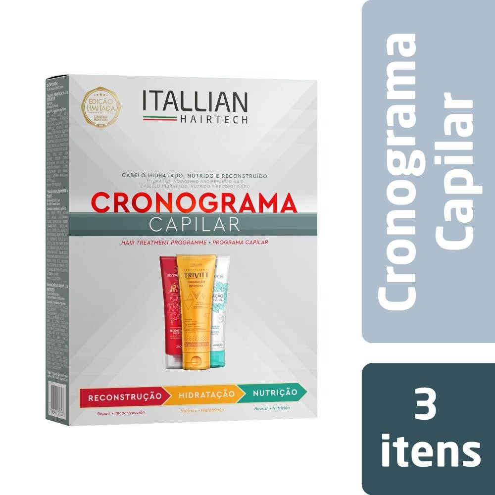 Kit Cronograma Capilar Itallian Trivitt Extreme-Up 1 Kit Itallian Cronograma Capilar Trivitt Extreme-Up Innovator