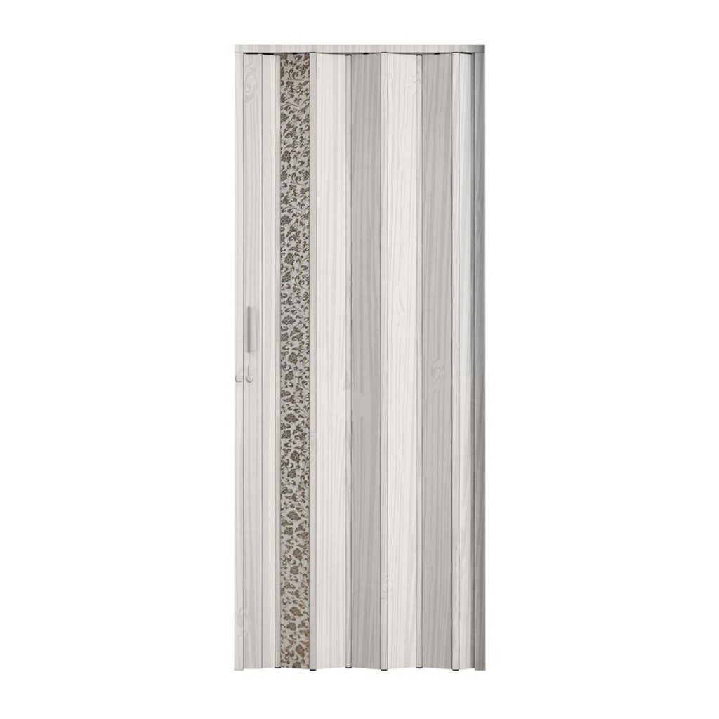 Porta Sanfonada PVC Floral 210cm BCF 1 Porta Sanfonada de PVC 210cm x 72cm Plastporta BCF Floral