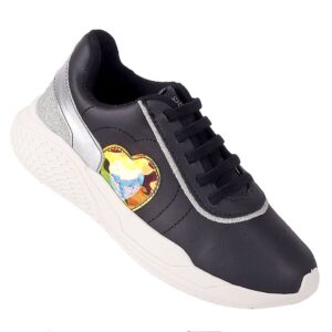 Tênis Infantil Worldcolors Preto - Jogging Light