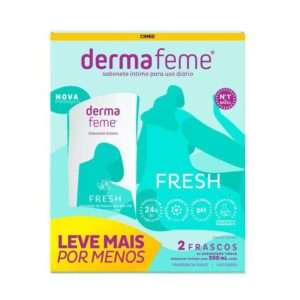 Kit Sabonete Líquido Íntimo Dermafeme Fresh