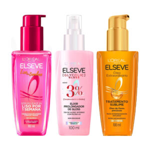 Kit Elseve Liso dos Sonhos + Gloss