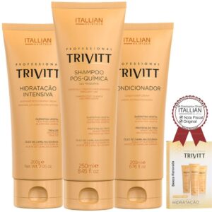 Kit Home Care C/ Leave-In Hidratante Trivitt 3 Itens
