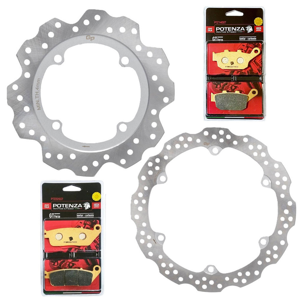 Kit Freio CB 500F 2014-2022 + Pastilhas Potenza 1 Kit Freio CB 500F 2014-2022 + Pastilhas Potenza