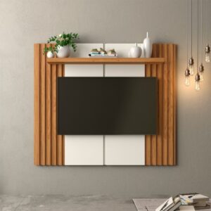 Painel TV 55 Polegadas Ripado Off White