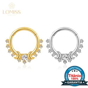 Piercing Argola Titânio - Helix, Septril, Rook