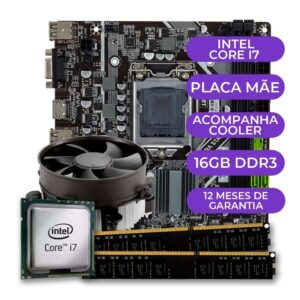 Kit Upgrade Intel Core i7 + Placa Mãe 1155 + 16GB RAM